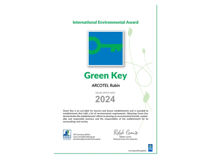 Green Key Zertifikat